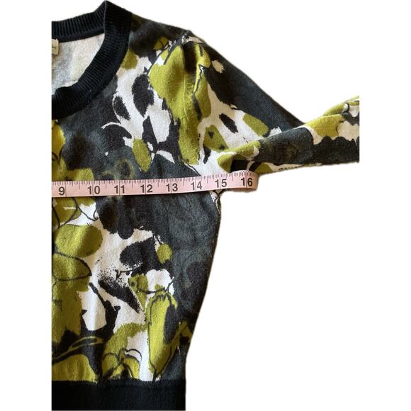 Valerie Bertinelli Button Down Cardigan Blue Green White 3/4 Sleeve XS - Picture 7 of 7